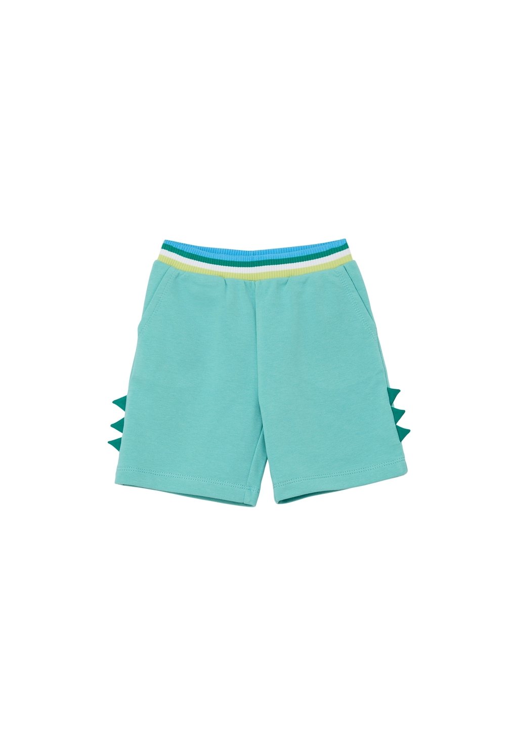 

Шорты LOOSE: BERMUDAS MIT ZACKEN-APPLIKATION s.Oliver, цвет türkis