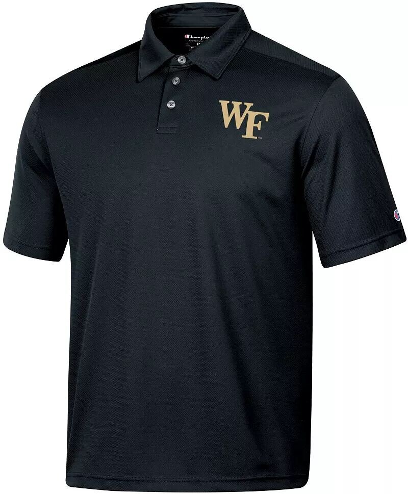 

Мужская черная футболка-поло Champion Wake Forest Demon Deacons