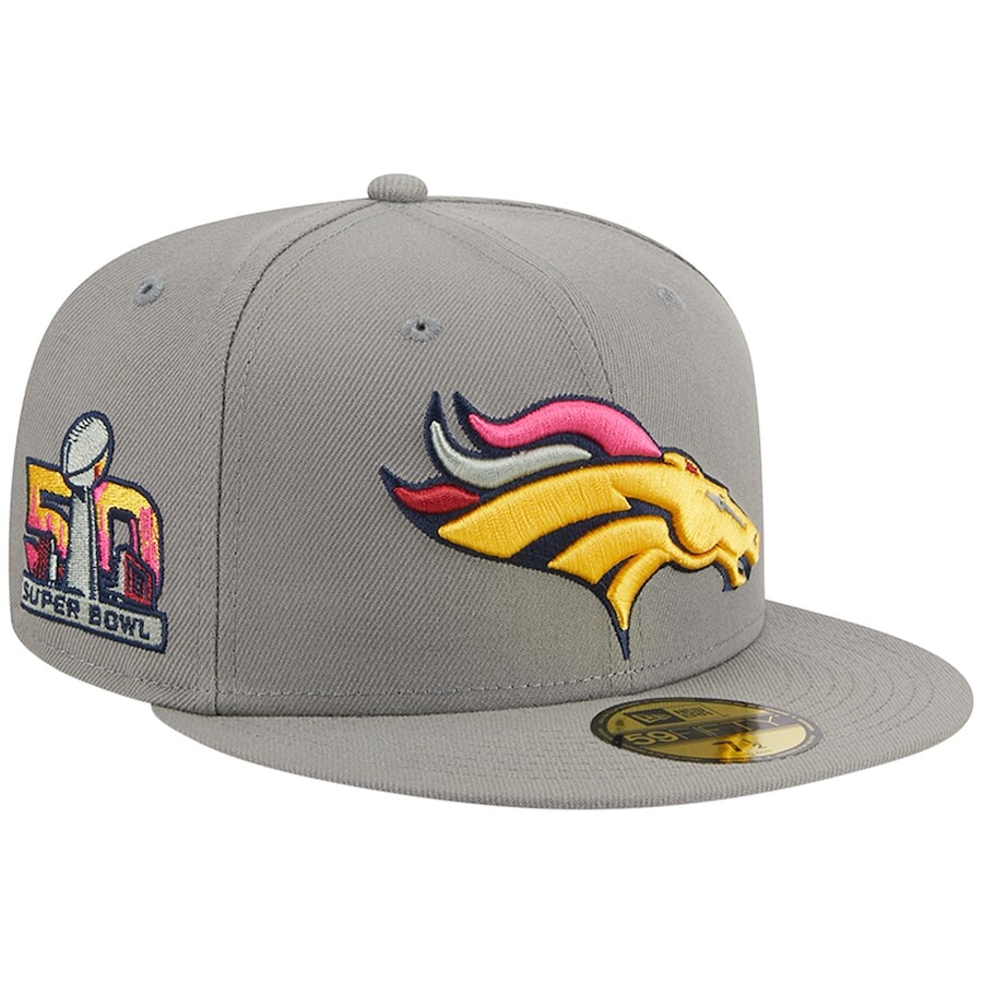 

Бейсболка New Era Denver Broncos, серый