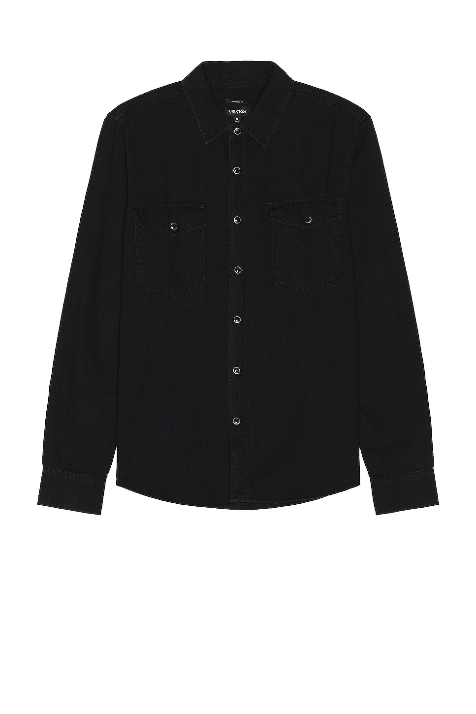 

Рубашка Brixton Wayne Long Sleeve, цвет Washed Black