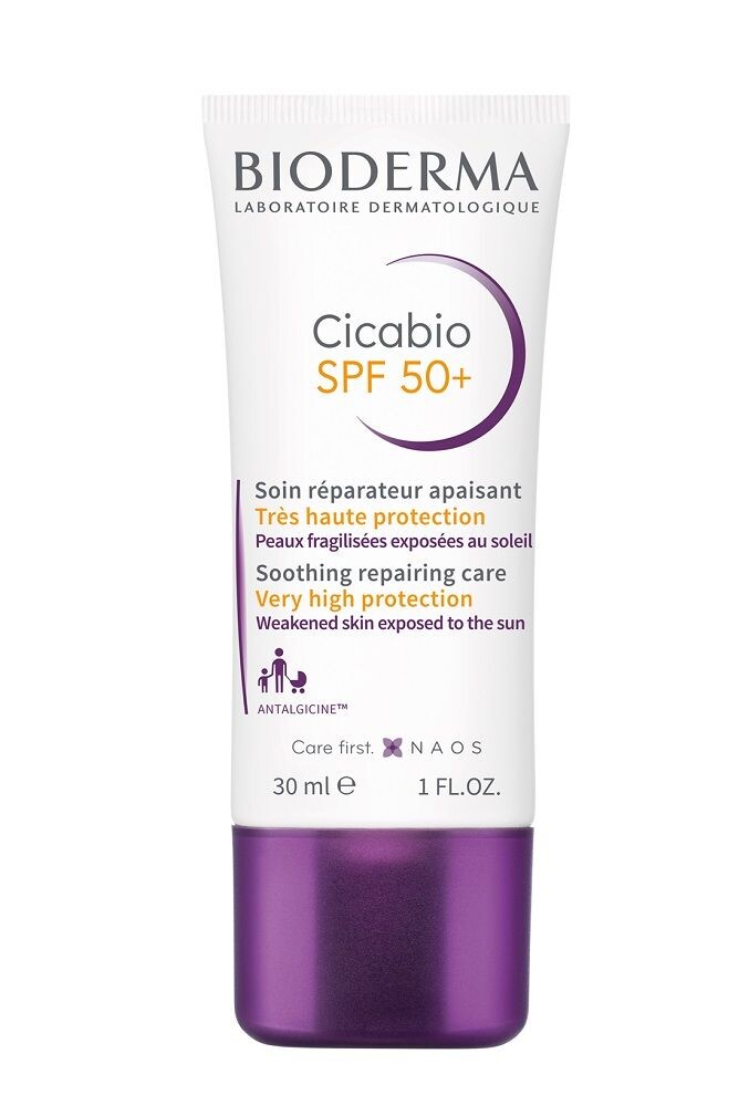 

Bioderma Cicabio SPF50+ защитный крем с фильтром, 30 ml