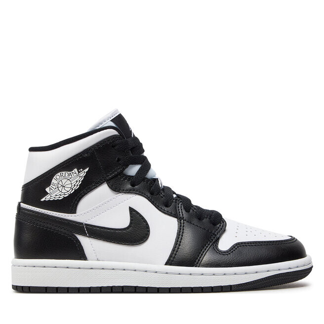 

Кроссовки Nike Air Jordan 1 Mid DV0991 101 White/Black/White, черно-белый