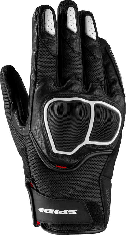 Мотоциклетные перчатки NKD H2OUT Spidi, черно-белый