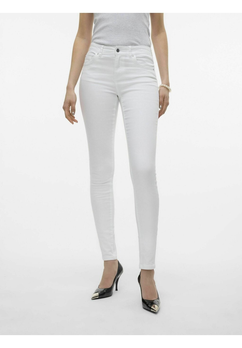 

Джинсы Slim Fit VMALIA Vero Moda, цвет bright white