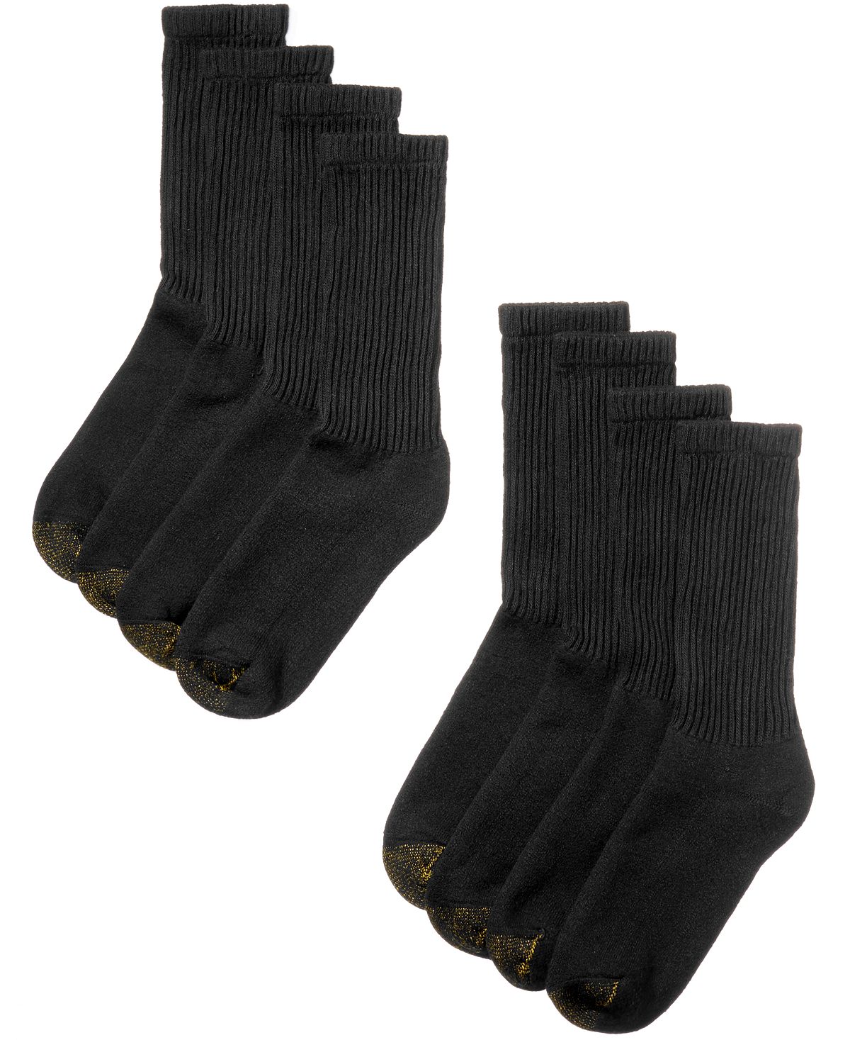 Набор из 8 мужских спортивных носков для экипажа Gold Toe