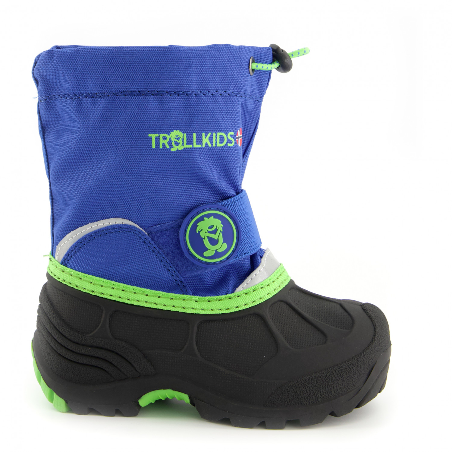 Зимние ботинки Trollkids Kid's Telemark Winter Boot XT, цвет Medium Blue/Viper Green