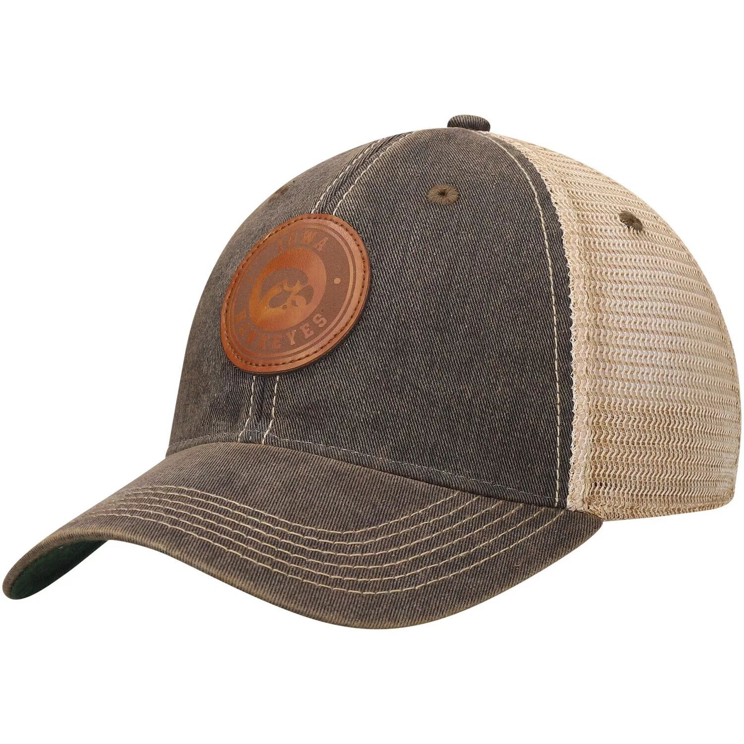 

Мужская черная кепка Iowa Hawkeyes Target Old Favorite Trucker Snapback