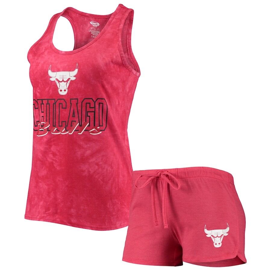 

Пижамный комплект Concepts Sport Chicago Bulls, красный