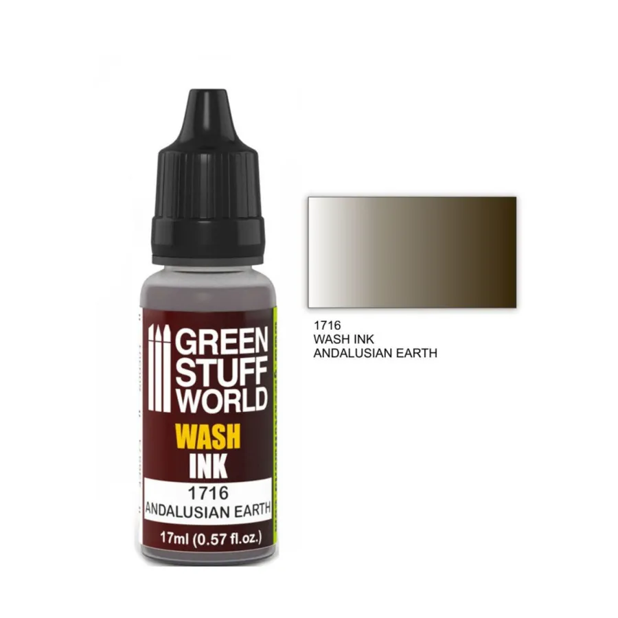 

Wash Ink - Андалузская земля (17 мл), Paint - Inks & Dyes (Green Stuff World)