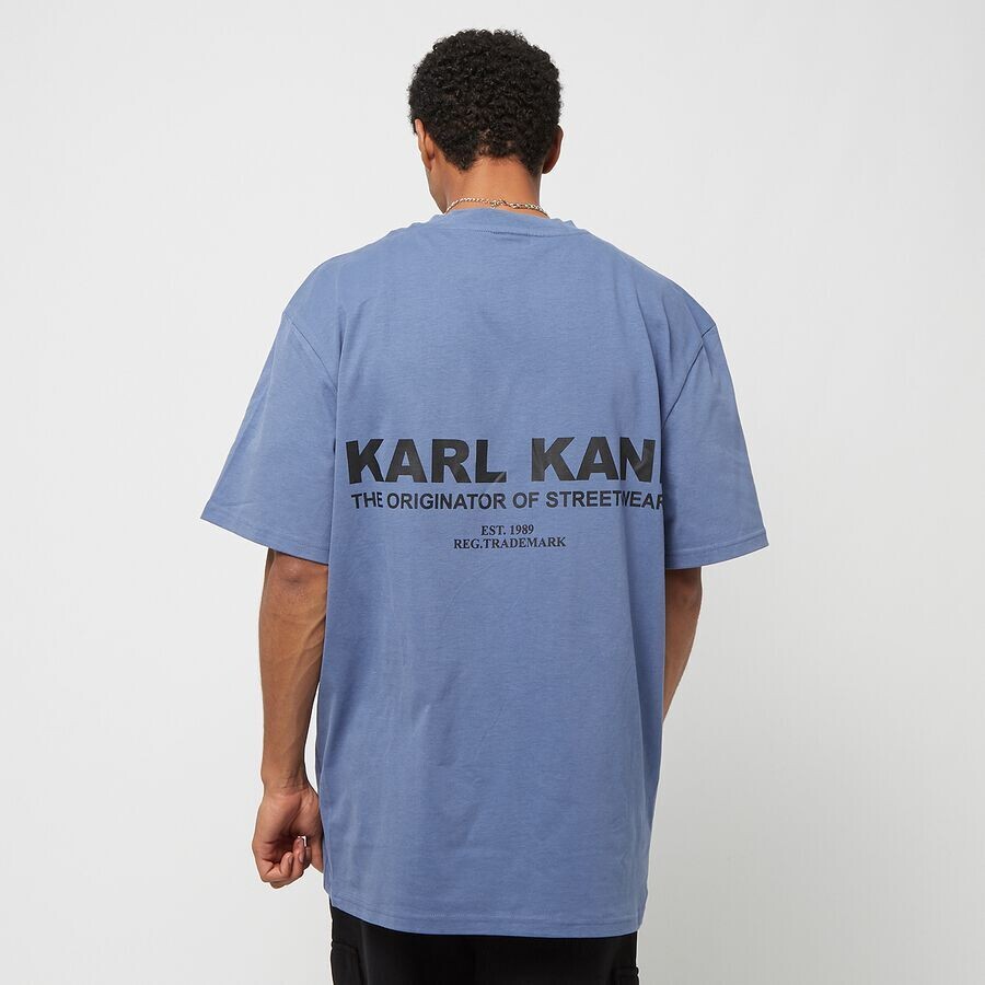 

Маленькая футболка в стиле ретро Karl Kani, цвет dusty blue