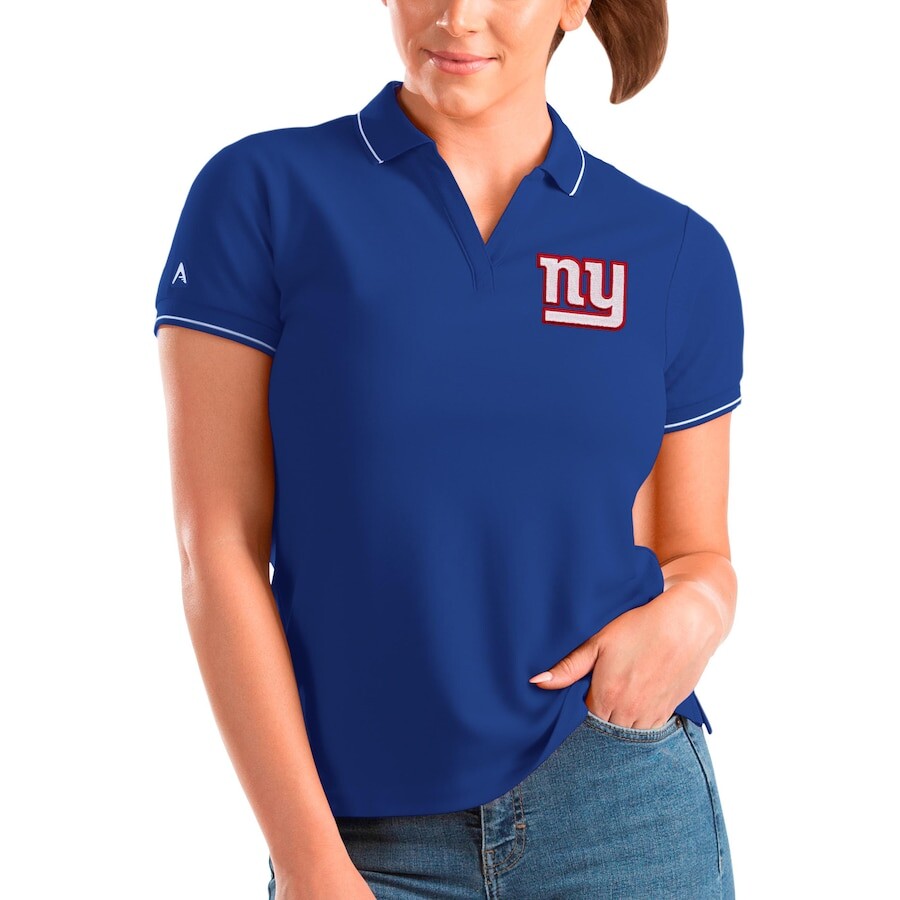 

Поло с коротким рукавом Antigua New York Giants, роял
