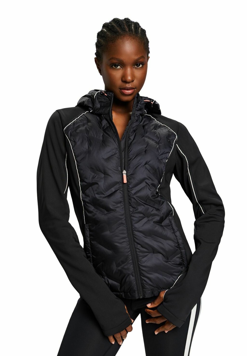 

Куртка зимняя ACTIVE MIT KAPUZE Esprit, цвет black