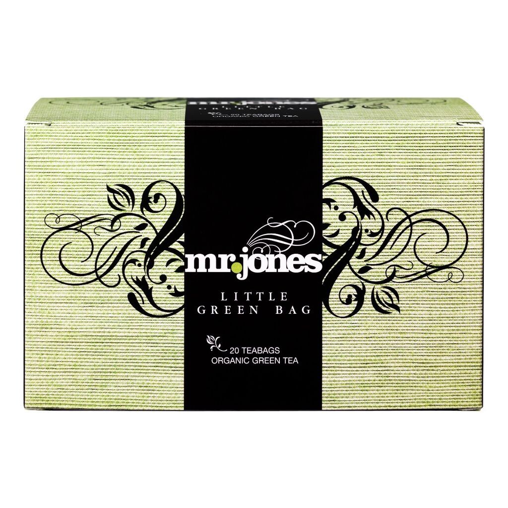 

Маленькая зеленая сумка Mr Jones, FT 20 x 1,75 грамма Jones Tea