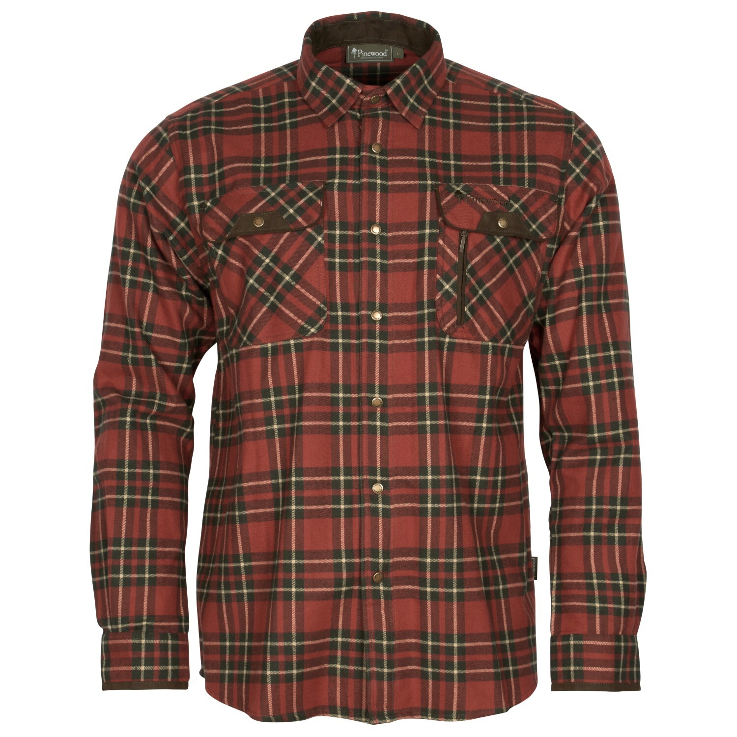 

Рубашка Pinewood Prestwick, цвет Dark Terracotta/Dark Green