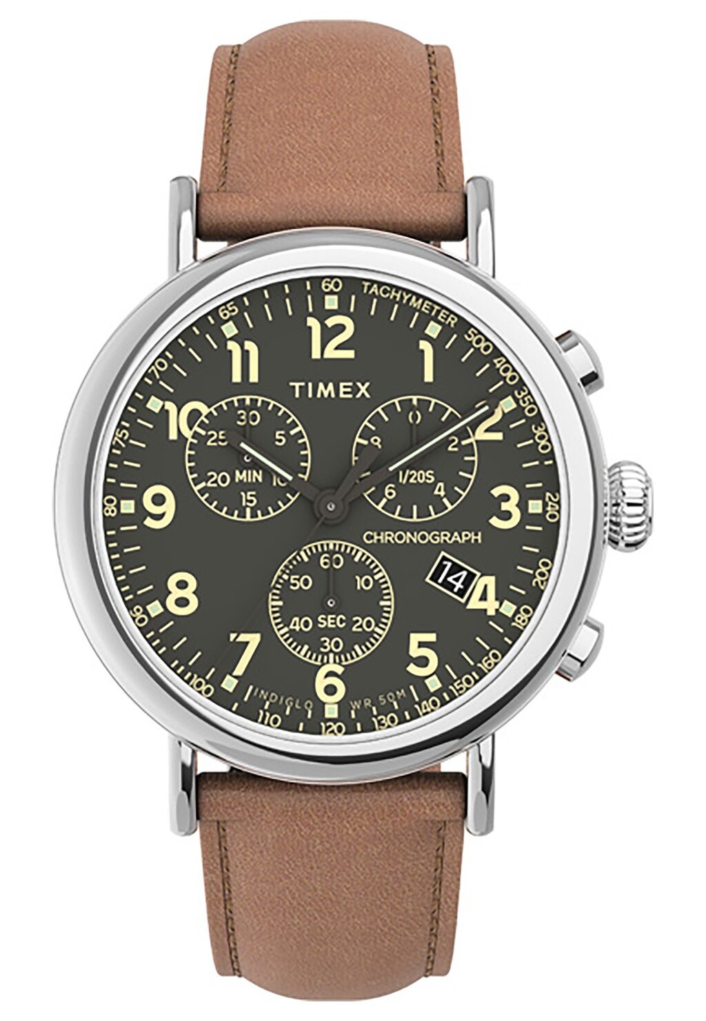

Хронограф TIMEX STANDARD, цвет Brown