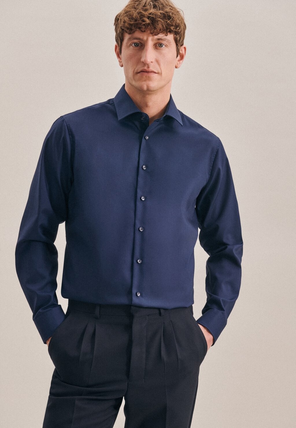 

Рубашка SHAPED FIT Seidensticker, цвет dark blue