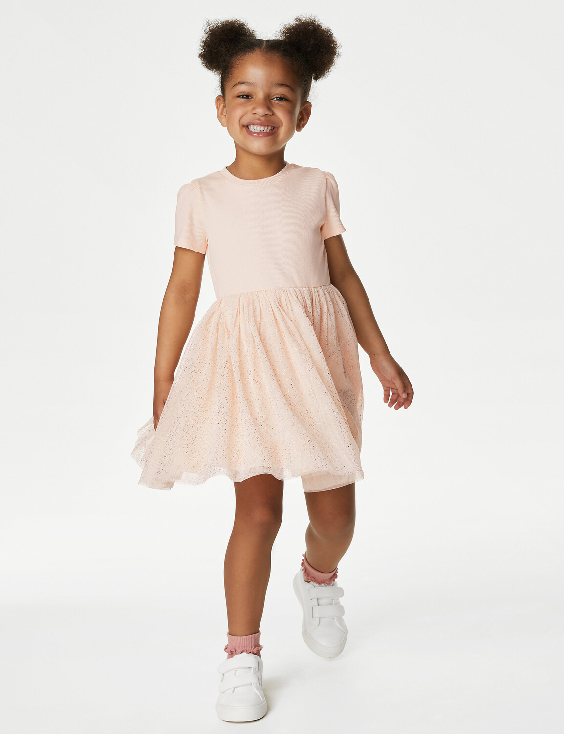 

Платье из тюля с блестками (2–8 лет) Marks & Spencer