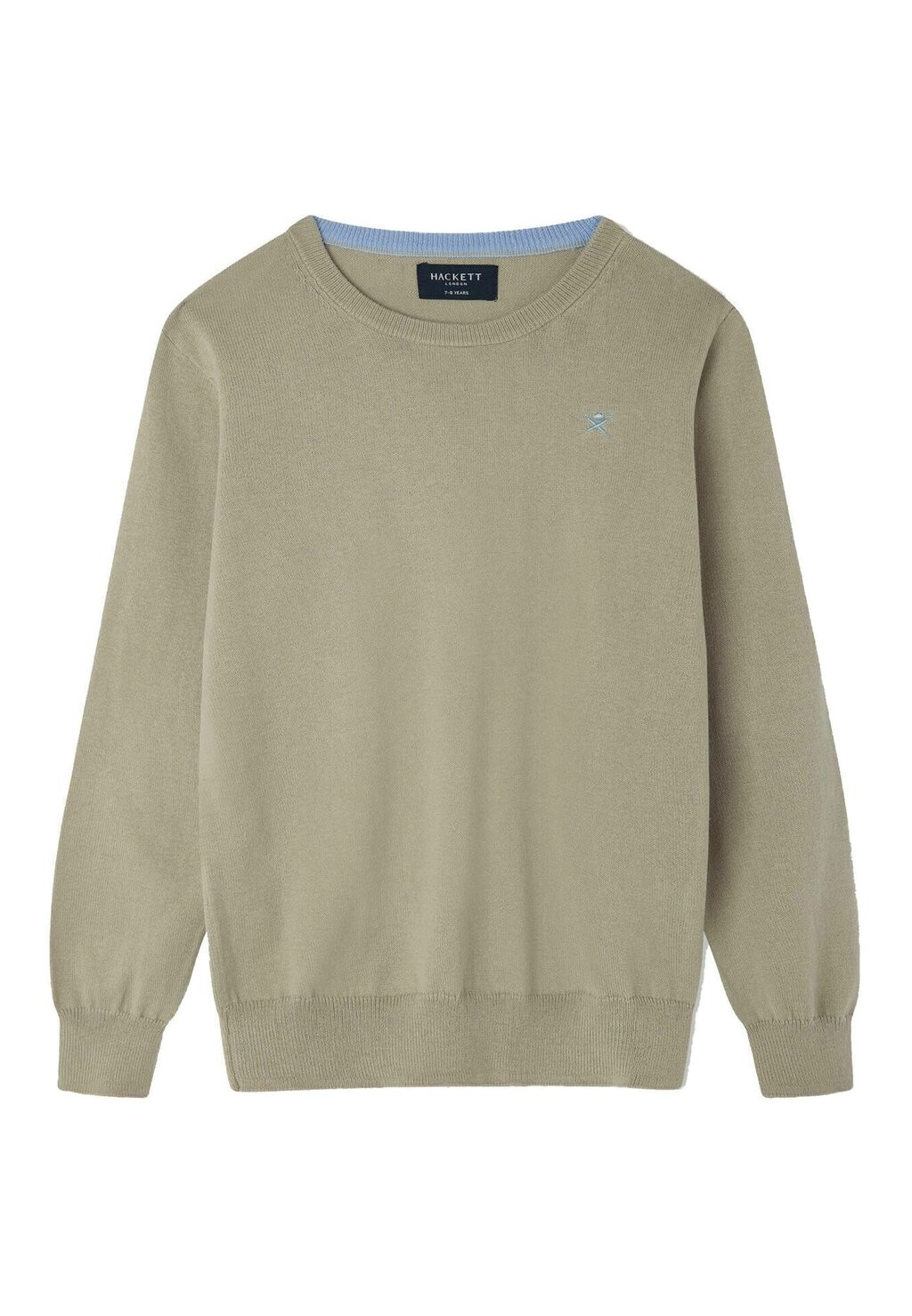 

Вязаный свитер LOGO CREW Hackett London, цвет seagrass green
