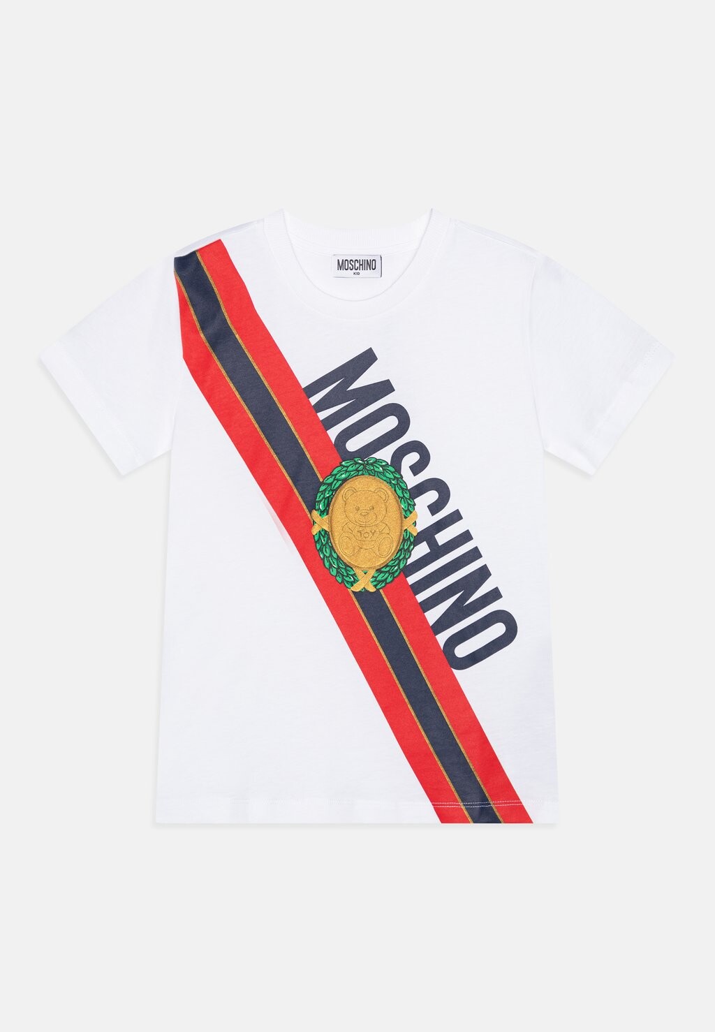 

Футболка с принтом UNISEX MOSCHINO, цвет bianco ottico