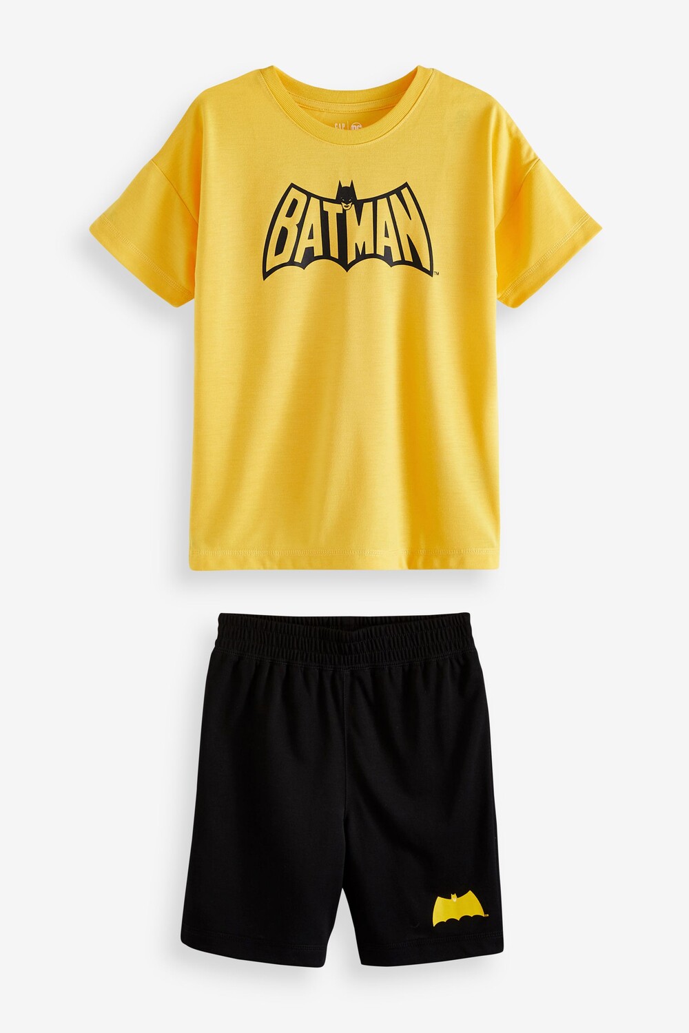 

Пижама Marvel Batman с шортами и короткими рукавами Gap, желтый