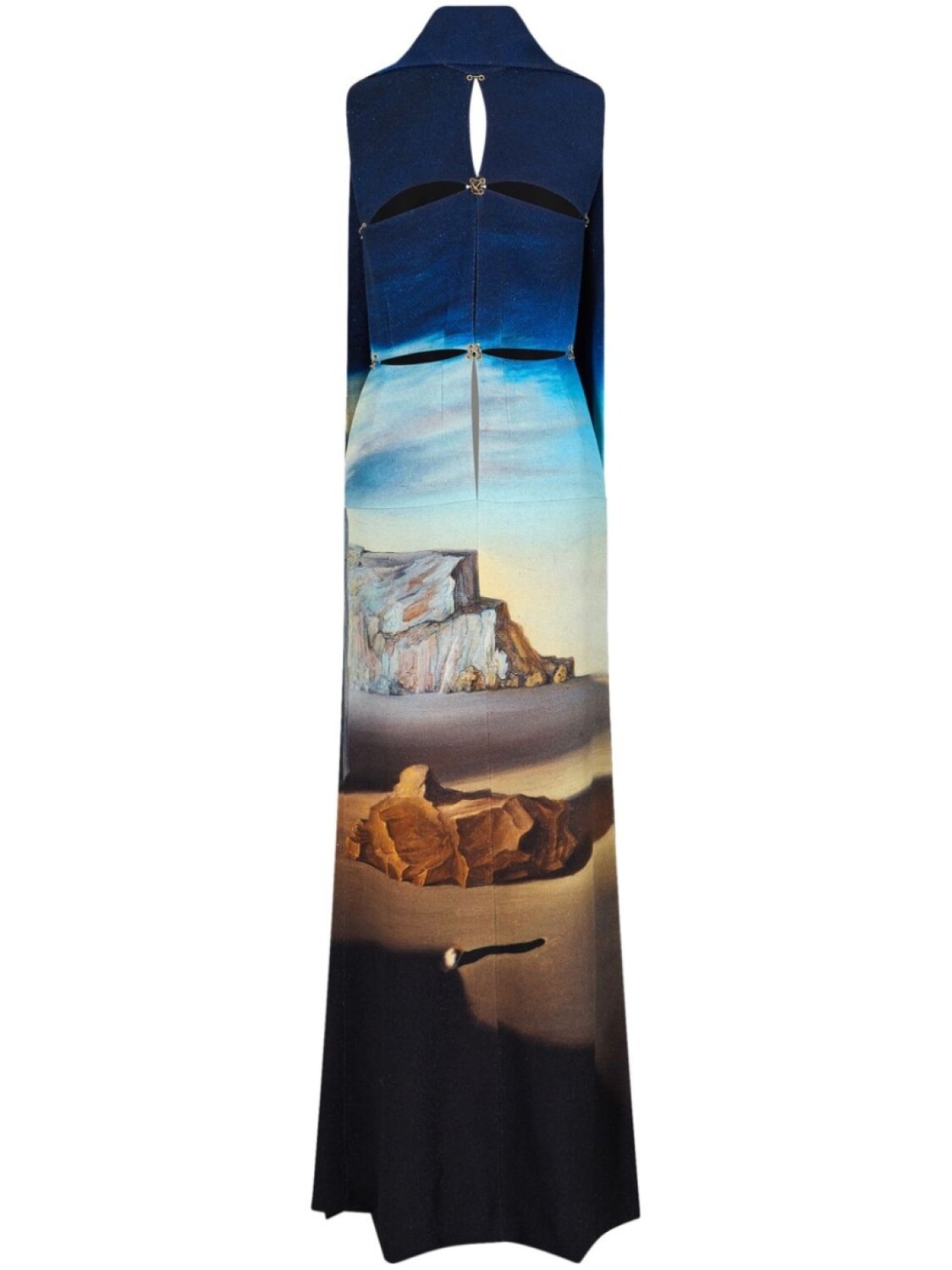 

Rabanne платье Salvador Dali без рукавов, синий