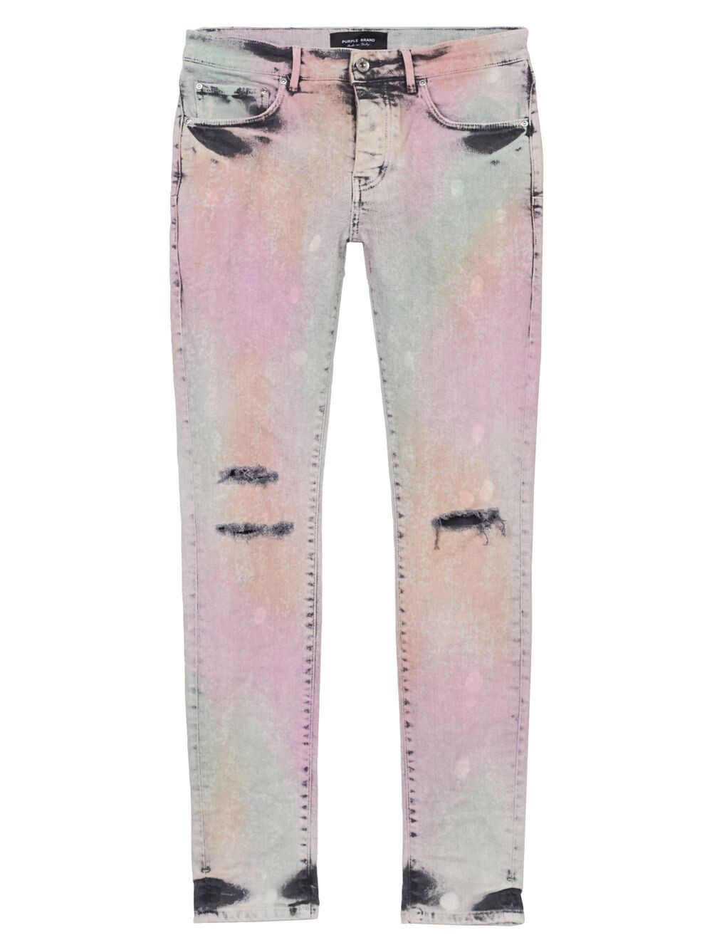 

Джинсы-скинни Acid Camo Stretch Purple Brand