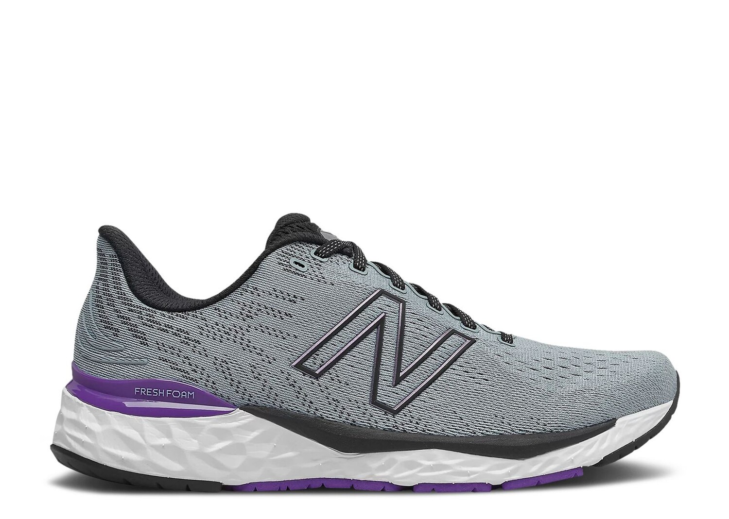 Кроссовки New Balance Fresh Foam 880V11 'Light Slate Deep Violet', серый кроссовки new balance 880v11 цвет light cyclone lollipop