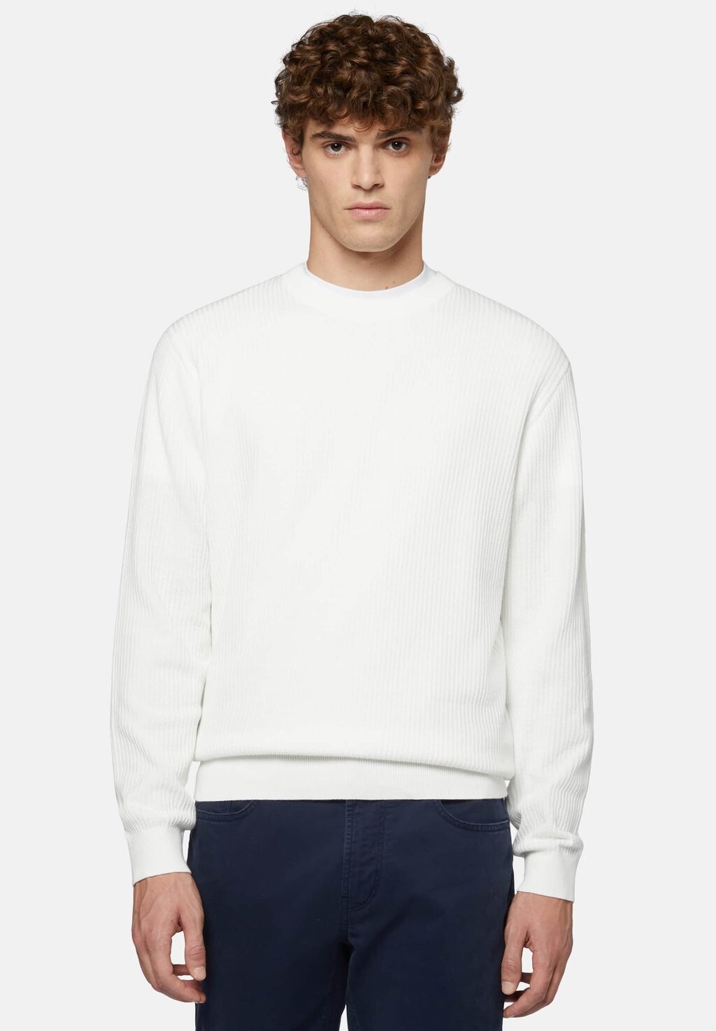 

Свитер Round Neck Boggi Milano, белый