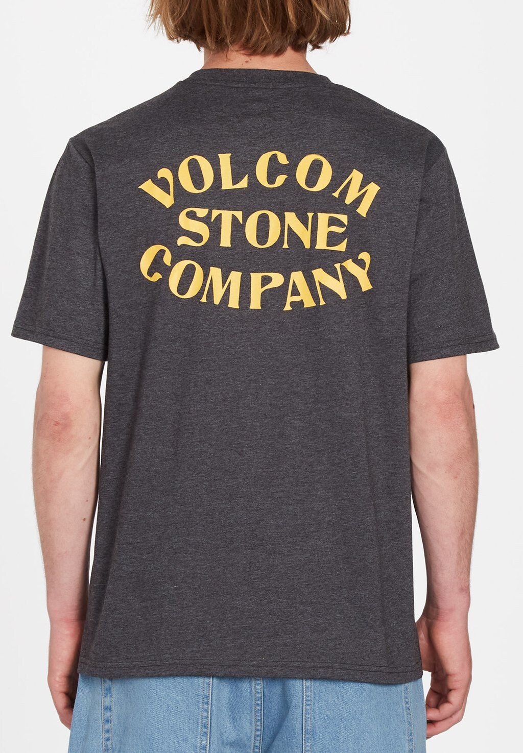 

Футболка с принтом Volcom, серый