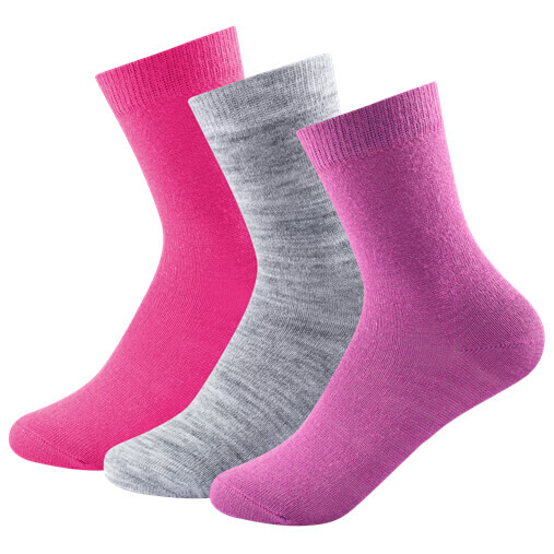 Носки из мериноса Devold Daily Light Kid Sock 3 Pack, цвет Girl Mix