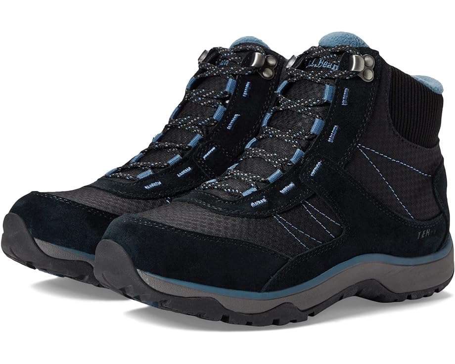 Ботинки L.L.Bean Snow Sneaker 5 Mid Water Resistant Insulated Lace-Up, цвет Black/Slate