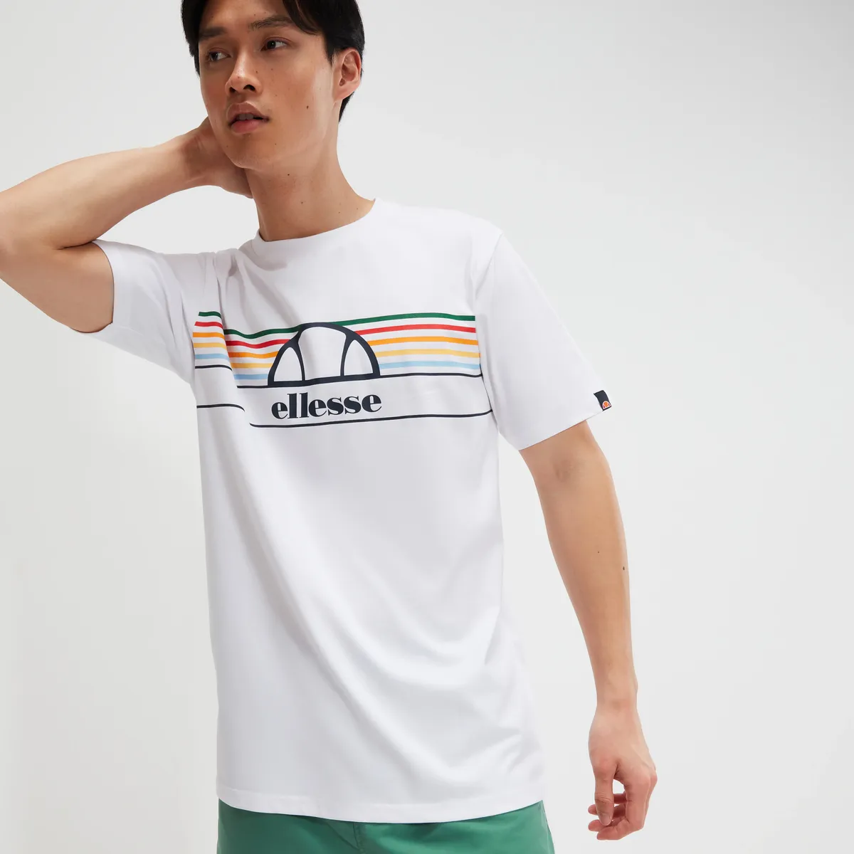 

Футболка Ellesse "H T-SHIRT" с логотипом, белый