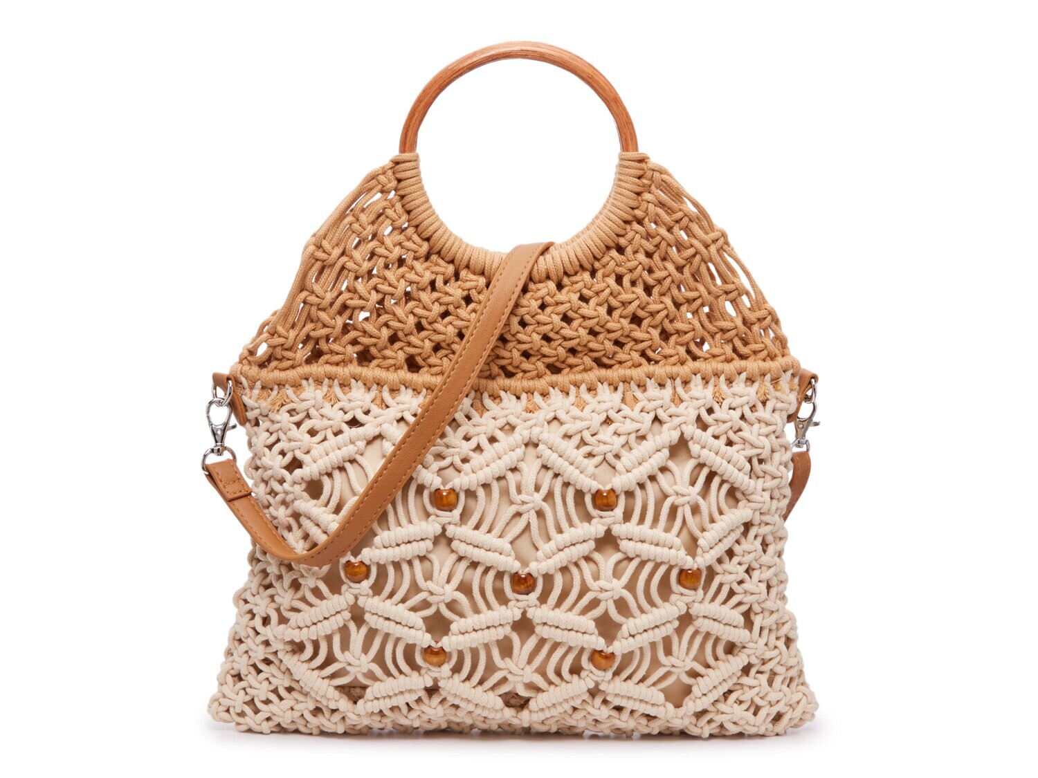 

Сумка Crown Vintage Macrame, бежевый/белый