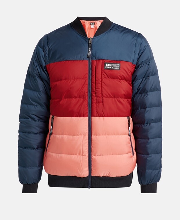 

Двусторонний пуховик Eddie Bauer, индиго