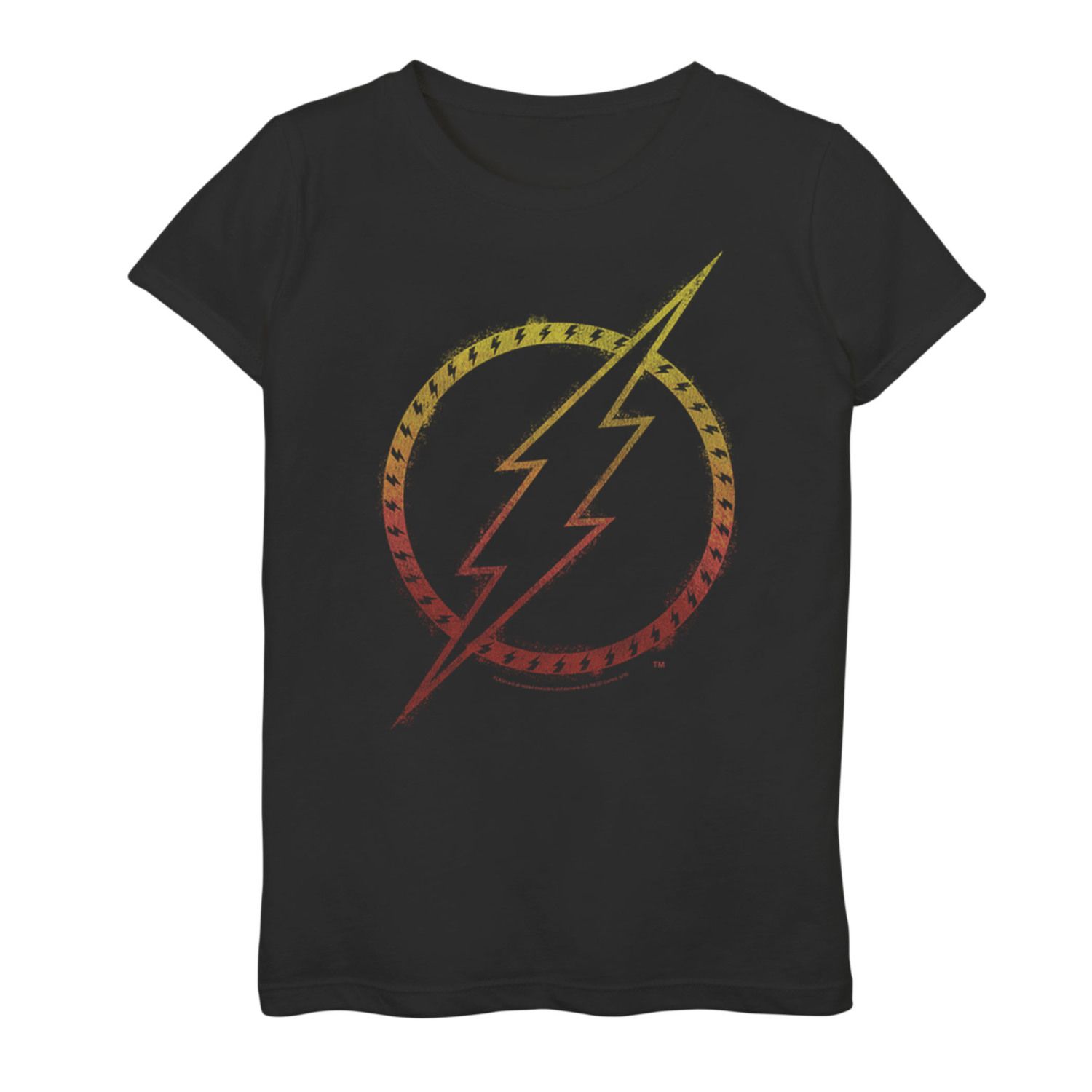 

Футболка с логотипом DC Comics Flash Lightning для девочек 7–16 лет DC Comics