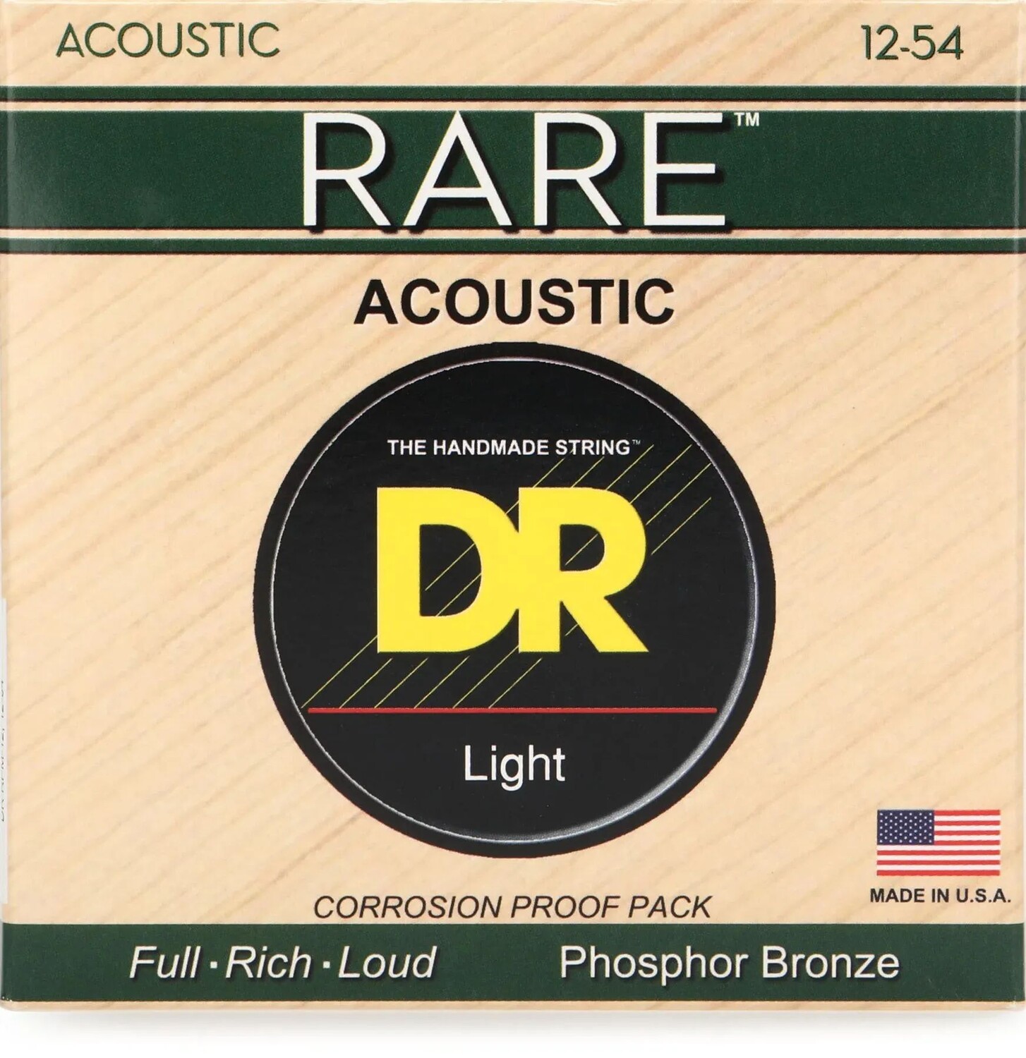 

DR Strings RPM-12 Струны для акустической гитары из редкой фосфористой бронзы — .012 — .054 Светлые