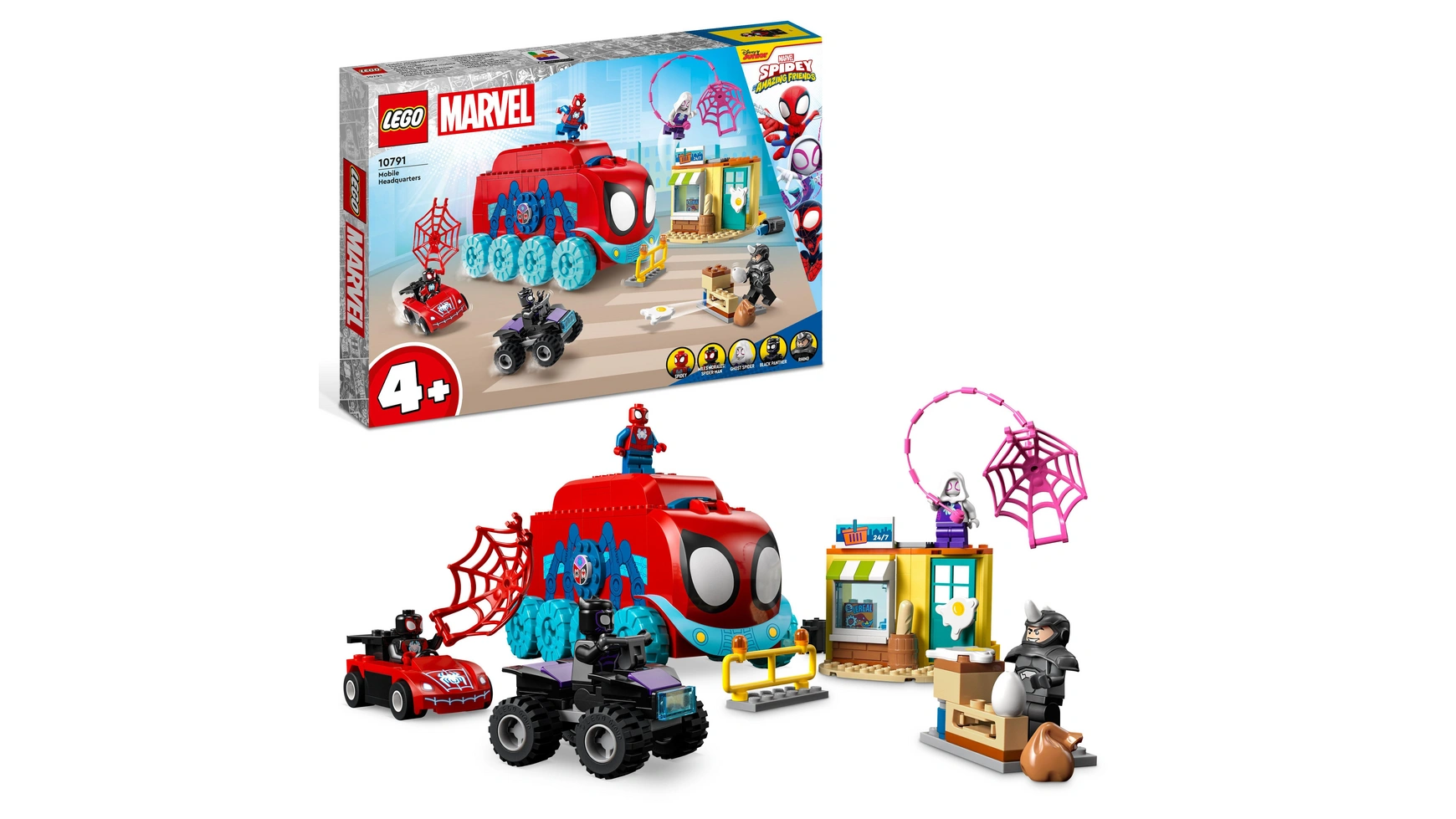 Lego Marvel Грузовик команды Спайди, набор Паук и его супердрузья