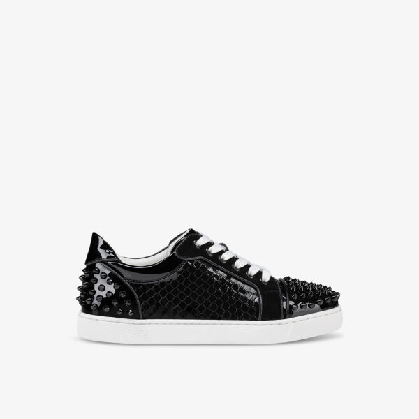 

Кожаные кроссовки vieira 2 с шипами Christian Louboutin, черный