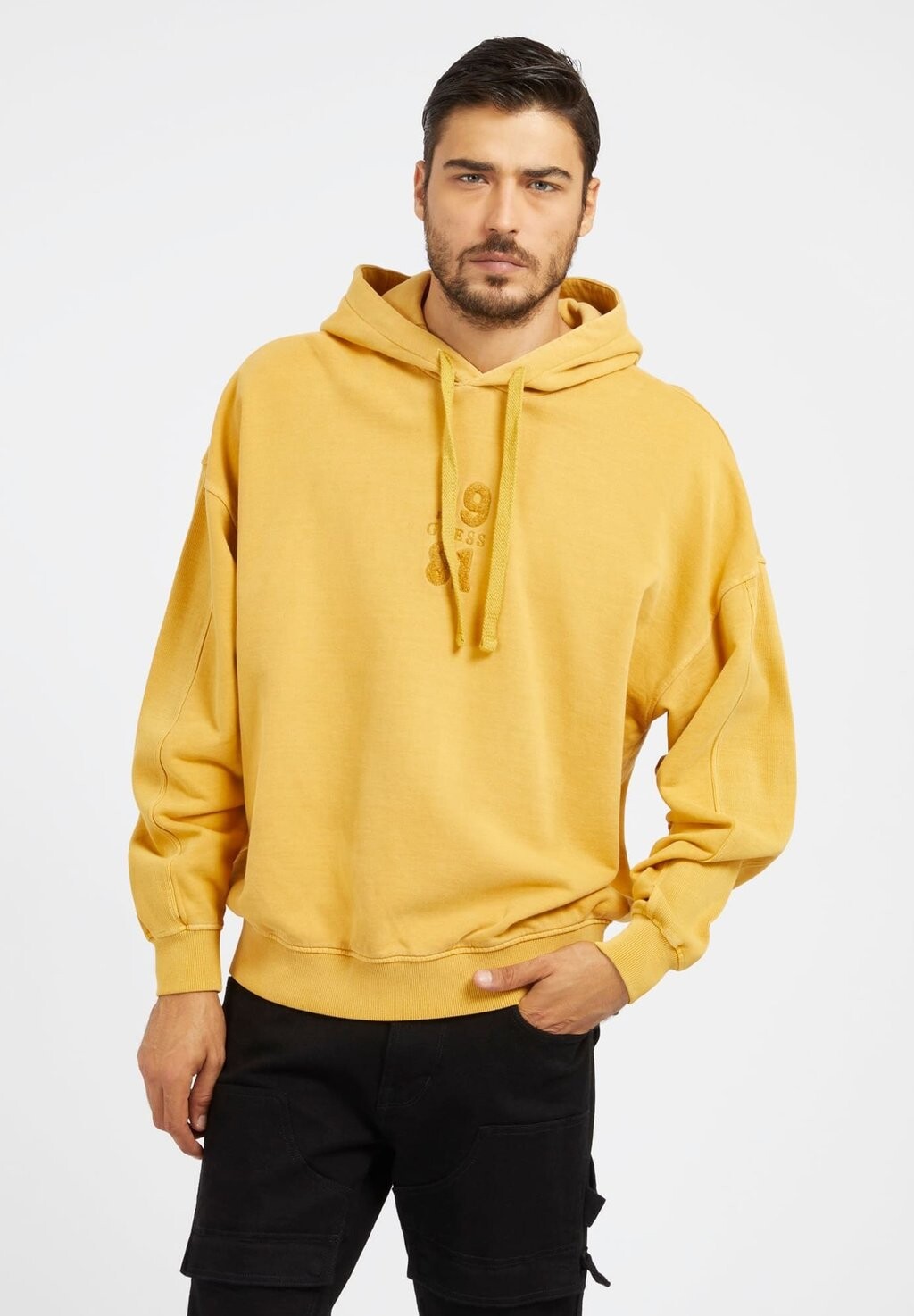 

Толстовка с капюшоном Guess, желтый
