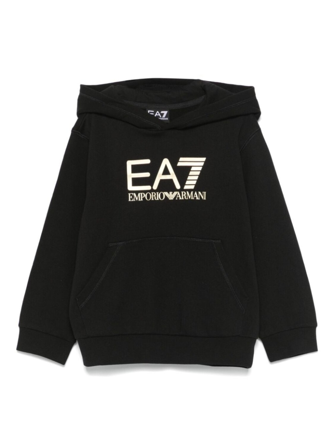 

Emporio Armani Kids худи с логотипом, черный