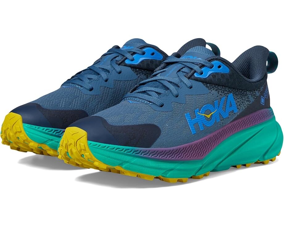 

Кроссовки Hoka Challenger 7 GORE-TEX, цвет Real Teal/Tech Green