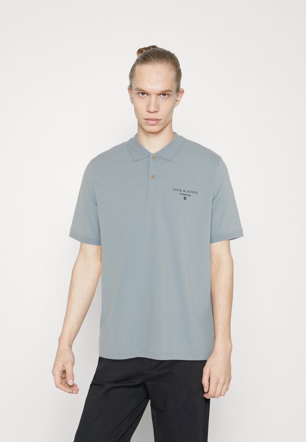 

Поло Jprccmason Jack & Jones, цвет niagara
