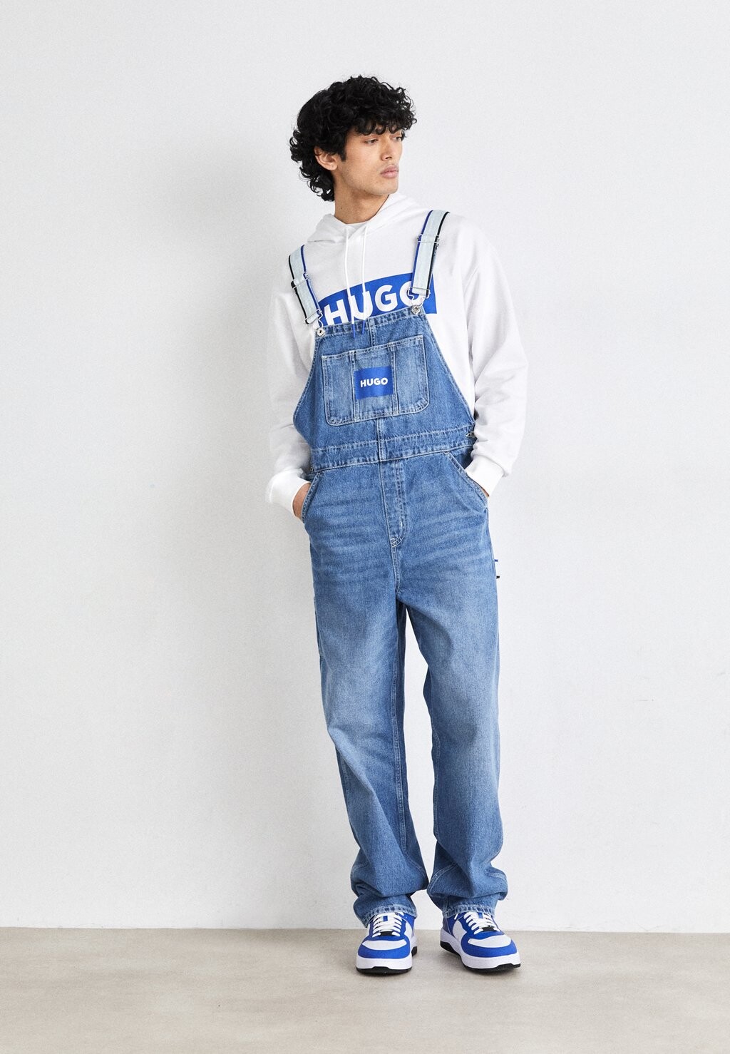 

Комбинезон DUNGAREE HUGO, цвет medium blue