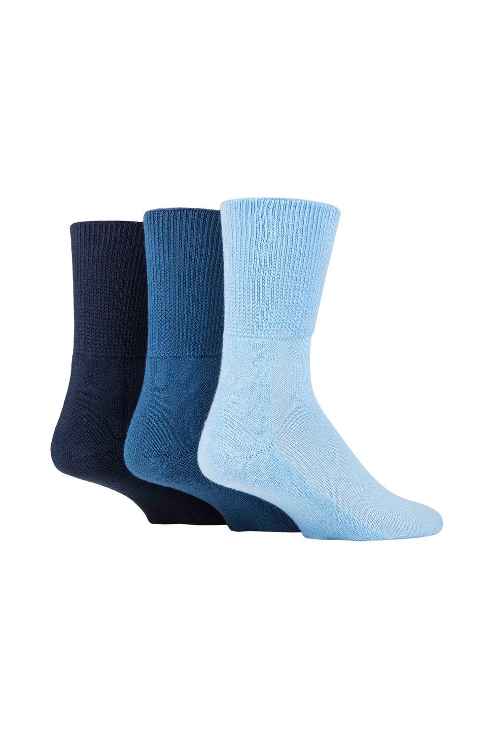 Footnurse Бамбуковые мягкие носки для диабетиков SOCKSHOP Iomi, синий