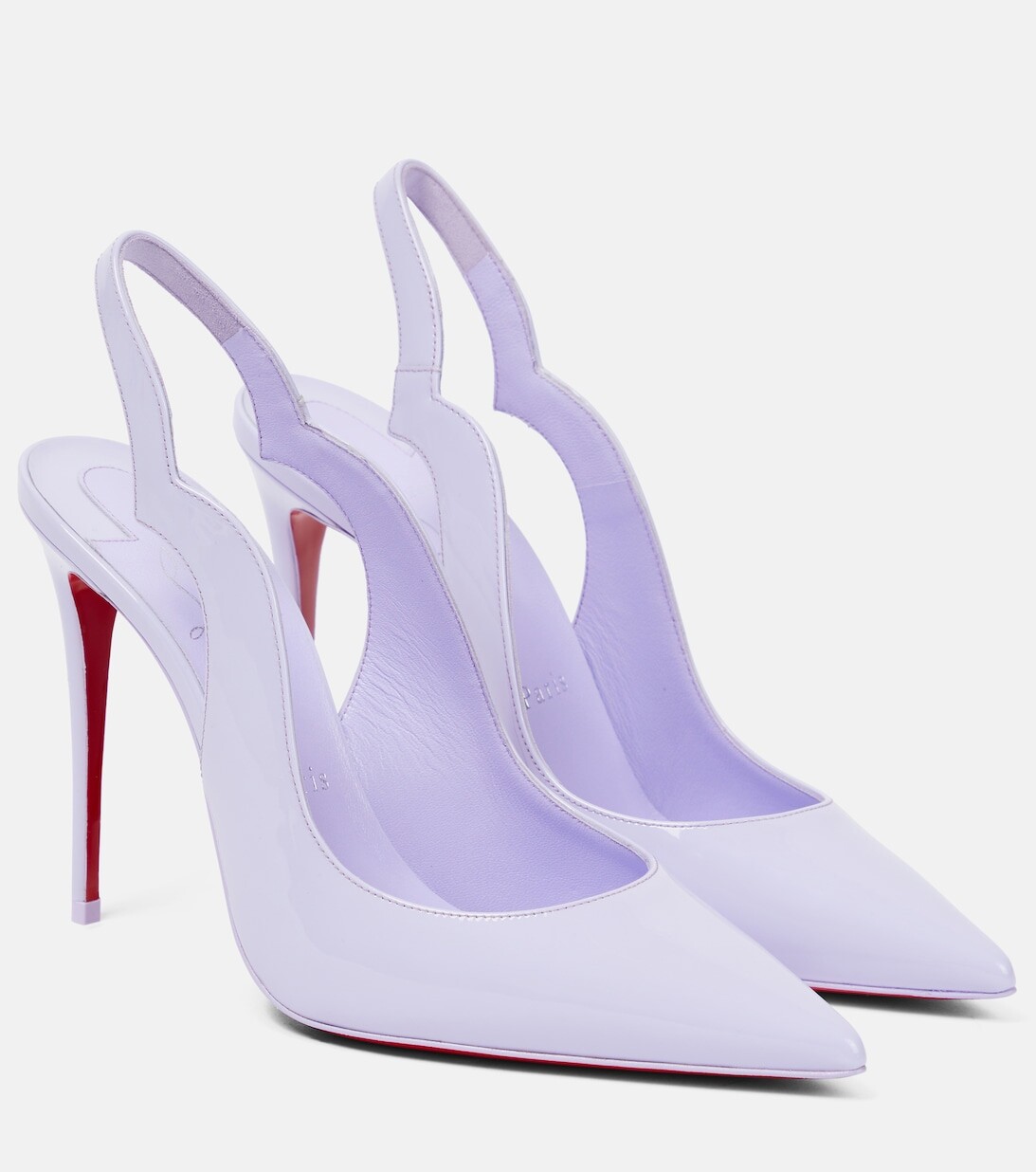 

Туфли Hot Chick с ремешком на пятке Christian Louboutin, фиолетовый