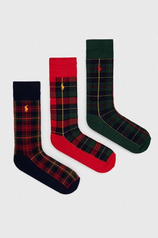 

Носки , 3 пары Polo Ralph Lauren, мультиколор