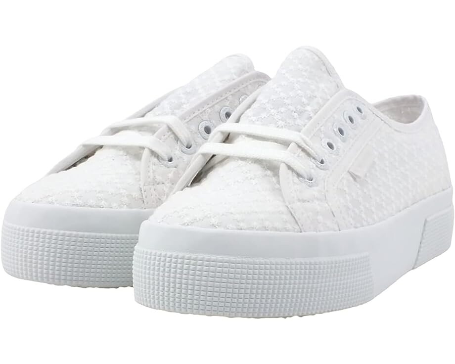 

Кроссовки Superga 2740 Platform Macrame Rhombus, белый