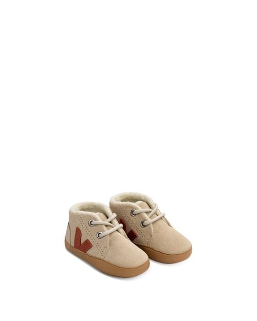 комбинезон коротышка в клетку унисекс – для малышей charlie lou baby цвет tan beige Замшевые туфли унисекс Bon Point – для малышей VEJA, цвет Tan/Beige