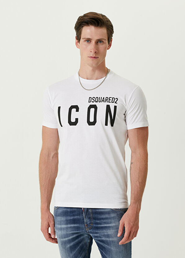 

Белая футболка be icon cool Dsquared2, Белый