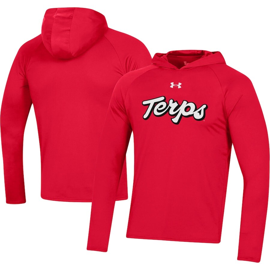 

Футболка с длинным рукавом Under Armour Maryland Terrapins, красный